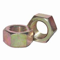 8HNF1 1"-14 Grade 8, Finished Hex Nut, Med. Carbon, Fine, Zinc Yellow